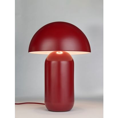 John Lewis Mushroom Dimmable Extra Large Table Lamp Red | H38 x Dia.27cm