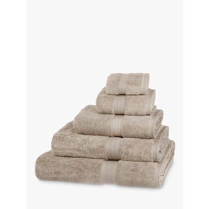 John Lewis Ultimate Hotel Cotton Towels Latte | Hand Towel 90x50