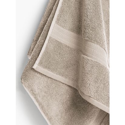 John Lewis Ultimate Hotel Cotton Towels Latte | H2 x W50 x D90cm
