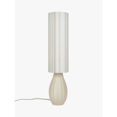 John Lewis Notton Facet Floor Lamp, Distressed Concrete Distressed Concrete | H110 x W25 x D25cm
