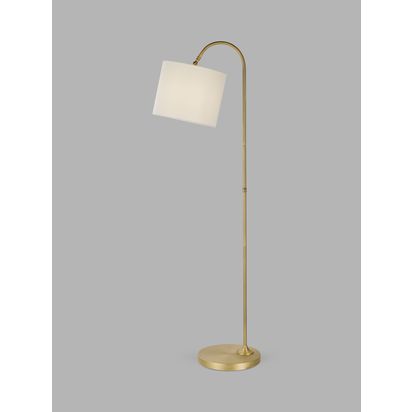 John Lewis Isabel Arch Floor Lamp Matte Antique Brass | H149 x W54 x D30cm