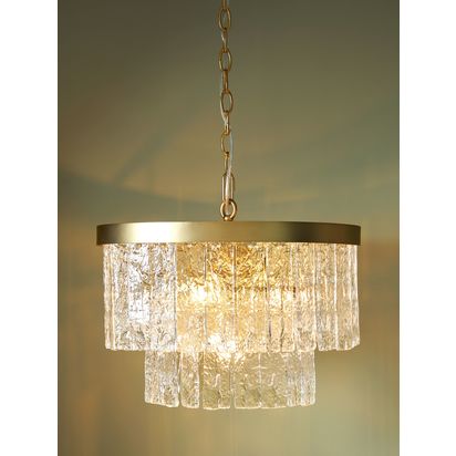 Laura Ashley Durnsford 4 Arm Chandelier Ceiling Light, Matt Antique Brass Matt Antique Brass