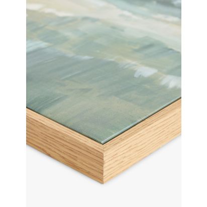 John Lewis Ian C 'Willowy Wilderness' Framed Canvas Print, 74 x 103cm, Green Green | H104 x W74 x D3cm