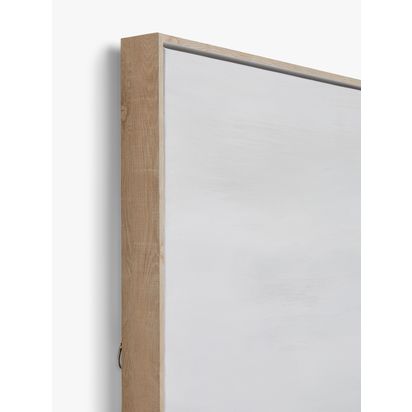 John Lewis 'Misty Fields' Abstract Framed Canvas, 75 x 100cm, Green/Multi Green/Multi | H75 x W100 x D4.5cm