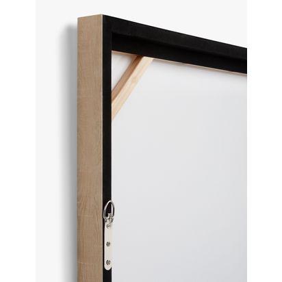 John Lewis 'Misty Fields' Abstract Framed Canvas, 75 x 100cm, Green/Multi Green/Multi | H75 x W100 x D4.5cm