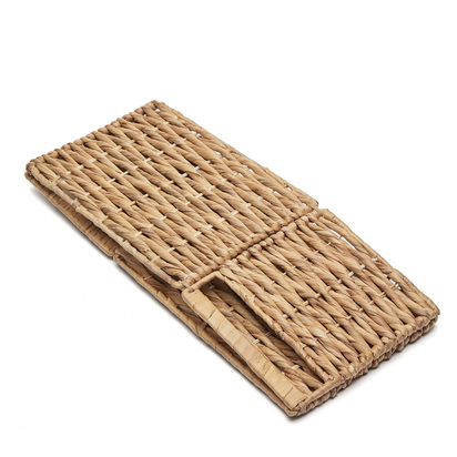 Words basket made from natural fibres with a natural finish