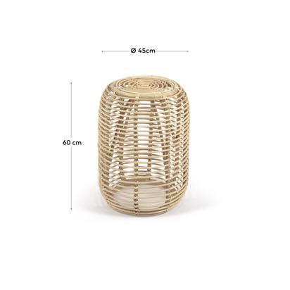 Round Kohana side table in rattan with natural finish Ã˜ 45 cm