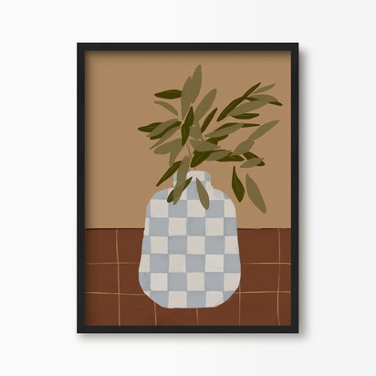 Olive Branch - Large / Black