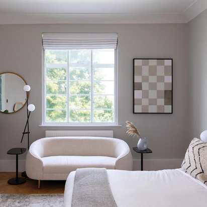 Neutral Checkerboard - Large / Black
