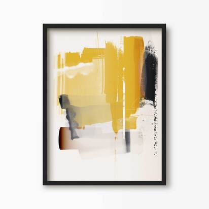 Minimal Mustard - Large / Black