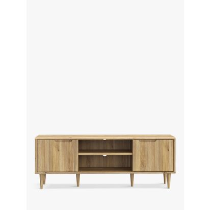 EasyKlix Sherbrooke TV Unit, Oak Oak | H57.8 x W154.2 x D43cm