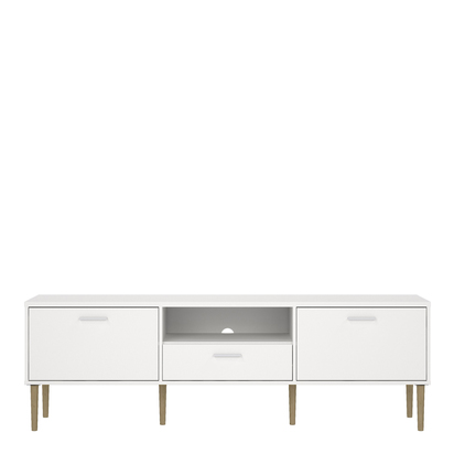 Kendal 3 TV Unit with 2 Doors 1 Drawer in White
