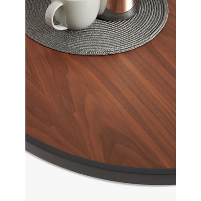 John Lewis Drum Coffee Table Black | H36.0cm * W70.0cm * D70.0cm