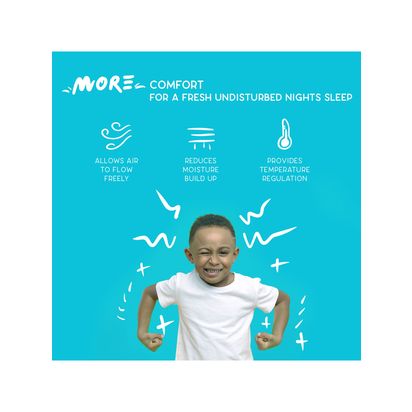 JAY-BE MORE Memory E-Pocket Children's Mattress, Medium Tension, Single White | H19 x W90 x D190cm