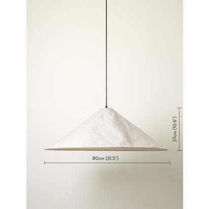 Siya - collapsible oversized linen shade - Default Title