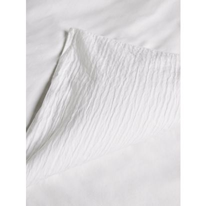 John Lewis Cairo Duvet Cover Set White | Double set