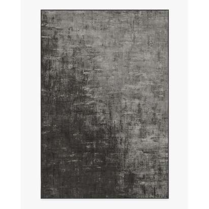 Impasto Greyscale Flatwoven Rug - 185 x 275 cm - Rug + Pad System