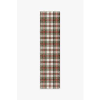 Dress Stewart Tartan Flatwoven Rug - 75 x 305 cm - Rug + Pad System
