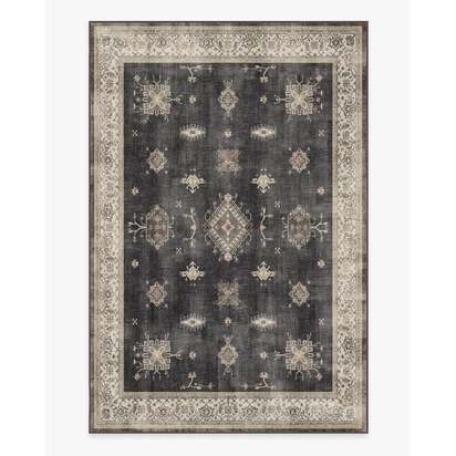 Verena Dark Wood Flatwoven Rug - 185 x 275 cm - Rug + Pad System