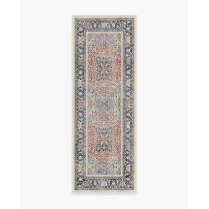 Kamran Cayenne Red Flatwoven Rug - 75 x 215 cm - Rug + Pad System