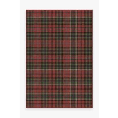 Dress Stewart Tartan Red Flatwoven Rug - 185 x 275 cm - Rug + Pad System