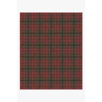 Dress Stewart Tartan Red Flatwoven Rug - 245 x 305 cm - Rug + Pad System