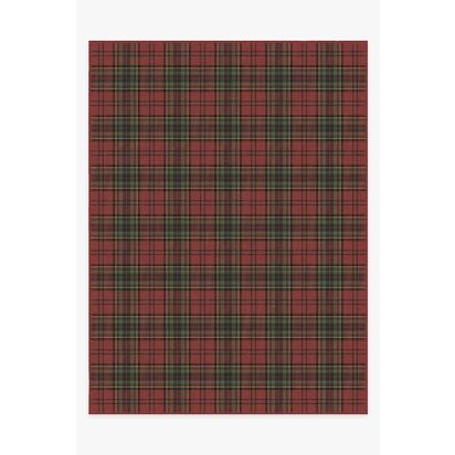 Dress Stewart Tartan Red Flatwoven Rug - 275 x 365 cm - Rug + Pad System