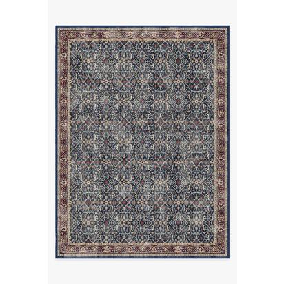 Celestine Sapphire Flatwoven Rug - 275 x 365 cm - Rug + Pad System