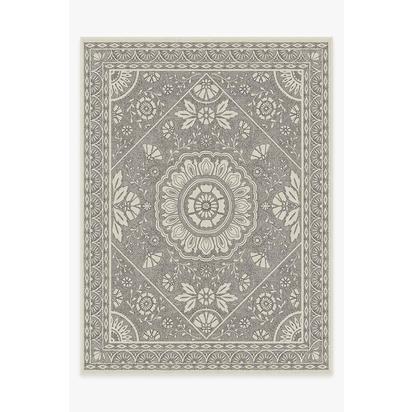 Almana Black & White Flatwoven Rug - 275 x 365 cm - Rug + Pad System