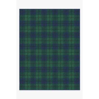 Buffalo Plaid Blackwatch Flatwoven Rug - 275 x 365 cm - Rug + Pad System