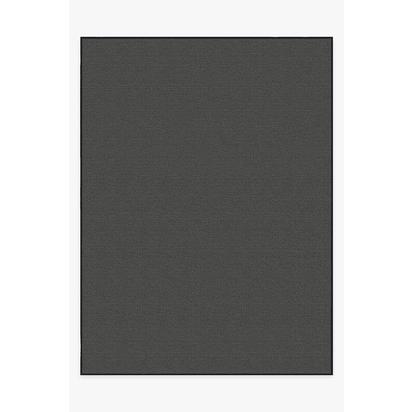 Denim Solid Black Outdoor Rug - 275 x 365 cm - Rug + Pad System