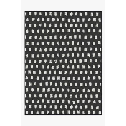 Cobblestone Black Outdoor Rug - 275 x 365 cm - Rug + Pad System