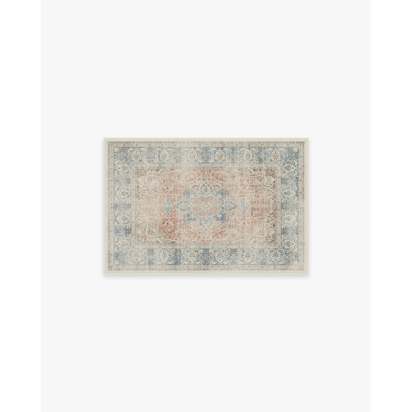 Sarrah Coral Flatwoven Rug - 60 x 90 cm - Rug + Pad System