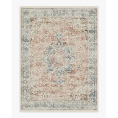 Sarrah Coral Flatwoven Rug - 275 x 365 cm - Rug + Pad System