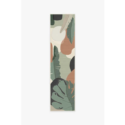Havana Desert Sage Outdoor Rug - 75 x 305 cm - Rug + Pad System
