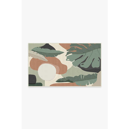 Havana Desert Sage Outdoor Rug - 90 x 150 cm - Rug + Pad System