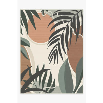 Tulum Desert Sage Outdoor Rug - 275 x 365 cm - Rug + Pad System