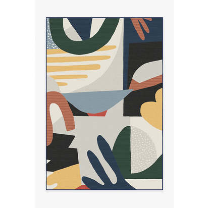 Medley Multicolour Outdoor Rug - 185 x 275 cm - Rug + Pad System