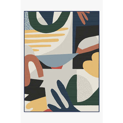 Medley Multicolour Outdoor Rug - 275 x 365 cm - Rug + Pad System