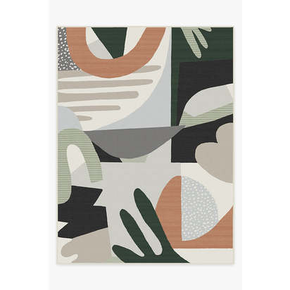 Medley Desert Sage Outdoor Rug - 275 x 365 cm - Rug + Pad System