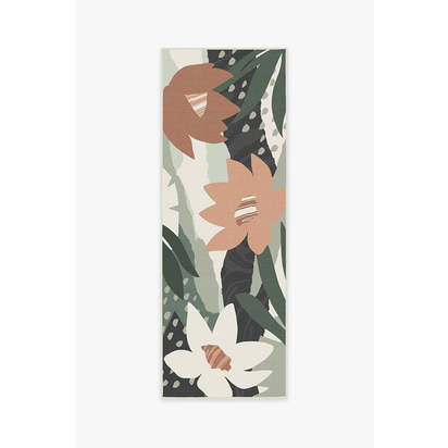 Arcadia Desert Sage Outdoor Rug - 75 x 215 cm - Rug + Pad System