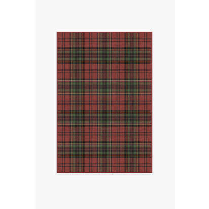 Dress Stewart Tartan Red Flatwoven Rug - 120 x 185 cm - Rug + Pad System