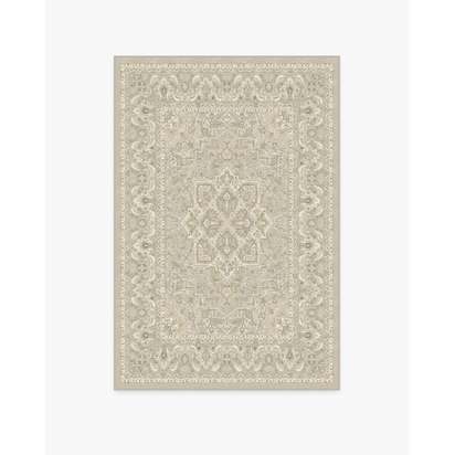 Hendesi Heriz Cream Flatwoven Rug - 120 x 185 cm - Rug + Pad System