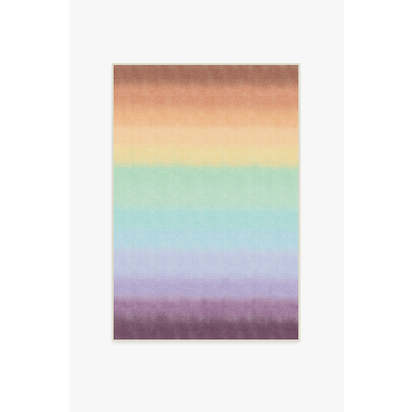 Spectrum Rainbow Flatwoven Rug - 120 x 185 cm - Rug + Pad System