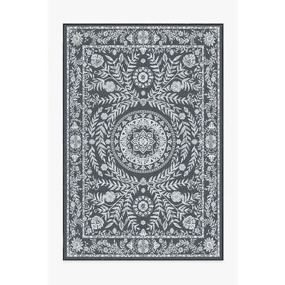 Fontaine Black Outdoor Rug - 185 x 275 cm - Rug + Pad System