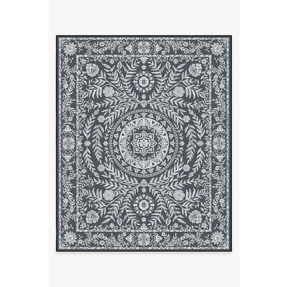Fontaine Black Outdoor Rug - 245 x 305 cm - Rug + Pad System