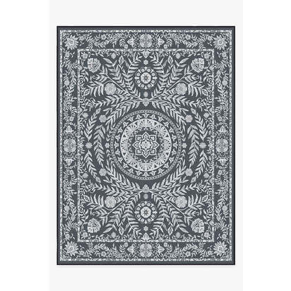 Fontaine Black Outdoor Rug - 275 x 365 cm - Rug + Pad System
