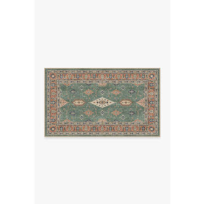 Ranier Copper Sage Outdoor Rug - 90 x 150 cm - Rug + Pad System