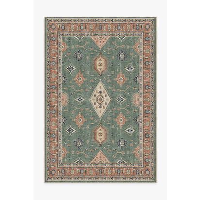Ranier Copper Sage Outdoor Rug - 185 x 275 cm - Rug + Pad System