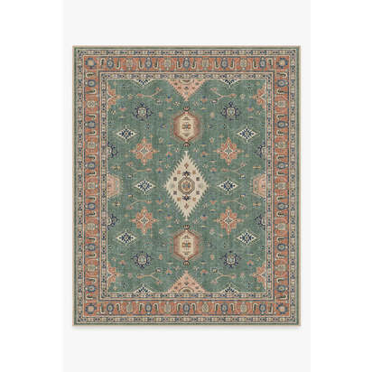 Ranier Copper Sage Outdoor Rug - 245 x 305 cm - Rug + Pad System